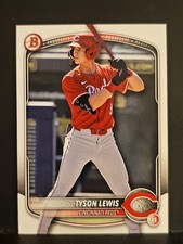 2025 Bowman Draft #32 Tyson Lewis REDS