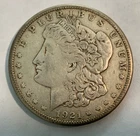 1921 Morgan Silver Dollar S- Uncertified Circulated Ungraded