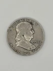 1958 D FRANKLIN HALF DOLLAR 90% SILVER DENVER MINT .50¢ UNITED STATES OF AMERICA