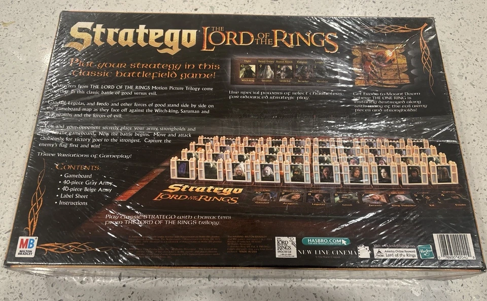 Stratego Señor de los Anillos Edición Trilogía SELLADO JUEGO NUEVO 07930420409 Foto 3 de 4