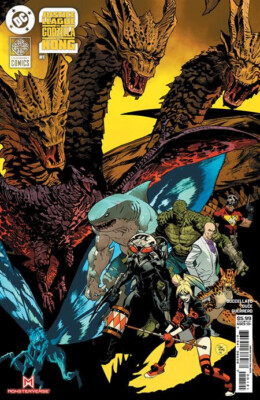 JUSTICE LEAGUE VS GODZILLA VS KONG 2 #1 (DAN MORA CARDSTOCK VARIANT)(2025) ~ DC