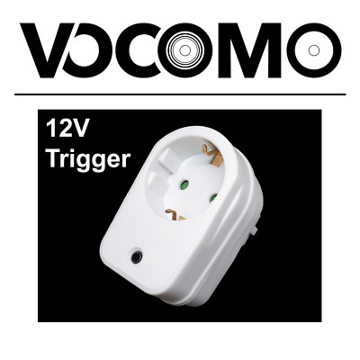 VOCOMO Schalt-Steckdose V2 für AV-Verstärker/Receiver Trigger, Standby-Killer