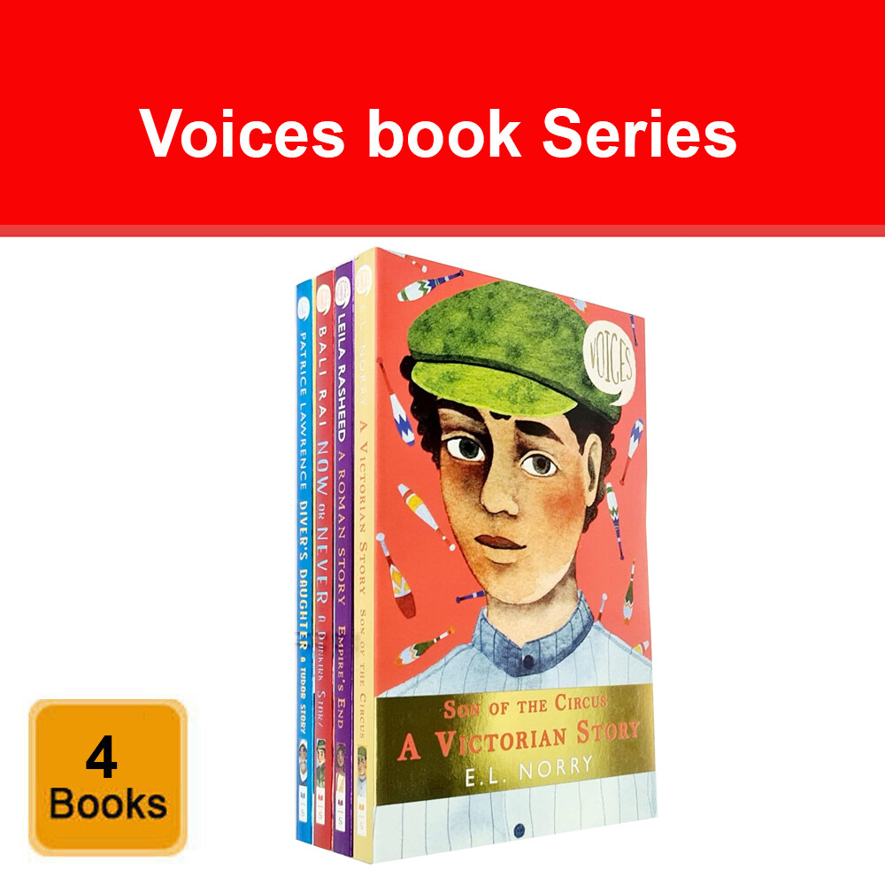 Voices Series 4 Books Collection Set Now or Never, Diver's Daughter, Empires End