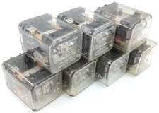 LOT OF 7 POTTER  BRUMFIELD KUP-11A35-120 RELAYS 1/3HP, 120VAC, 10A, 240VAC