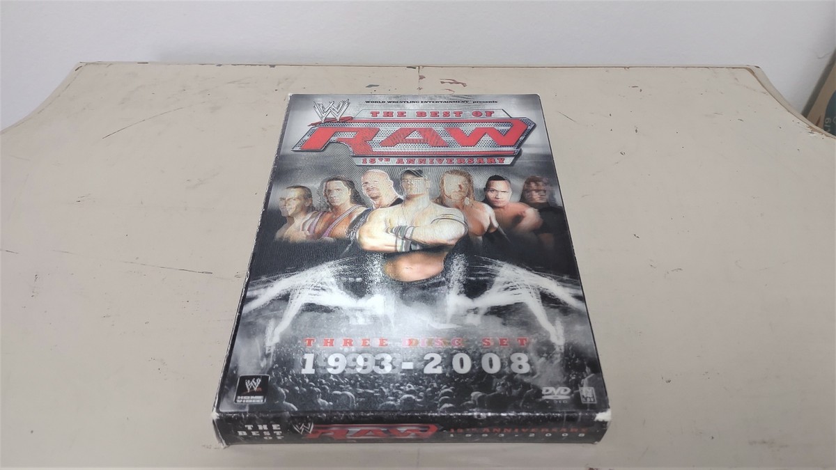 WWE - Best of Raw 15th Anniversary 1993-2008 (DVD, 2007, 3-Disc