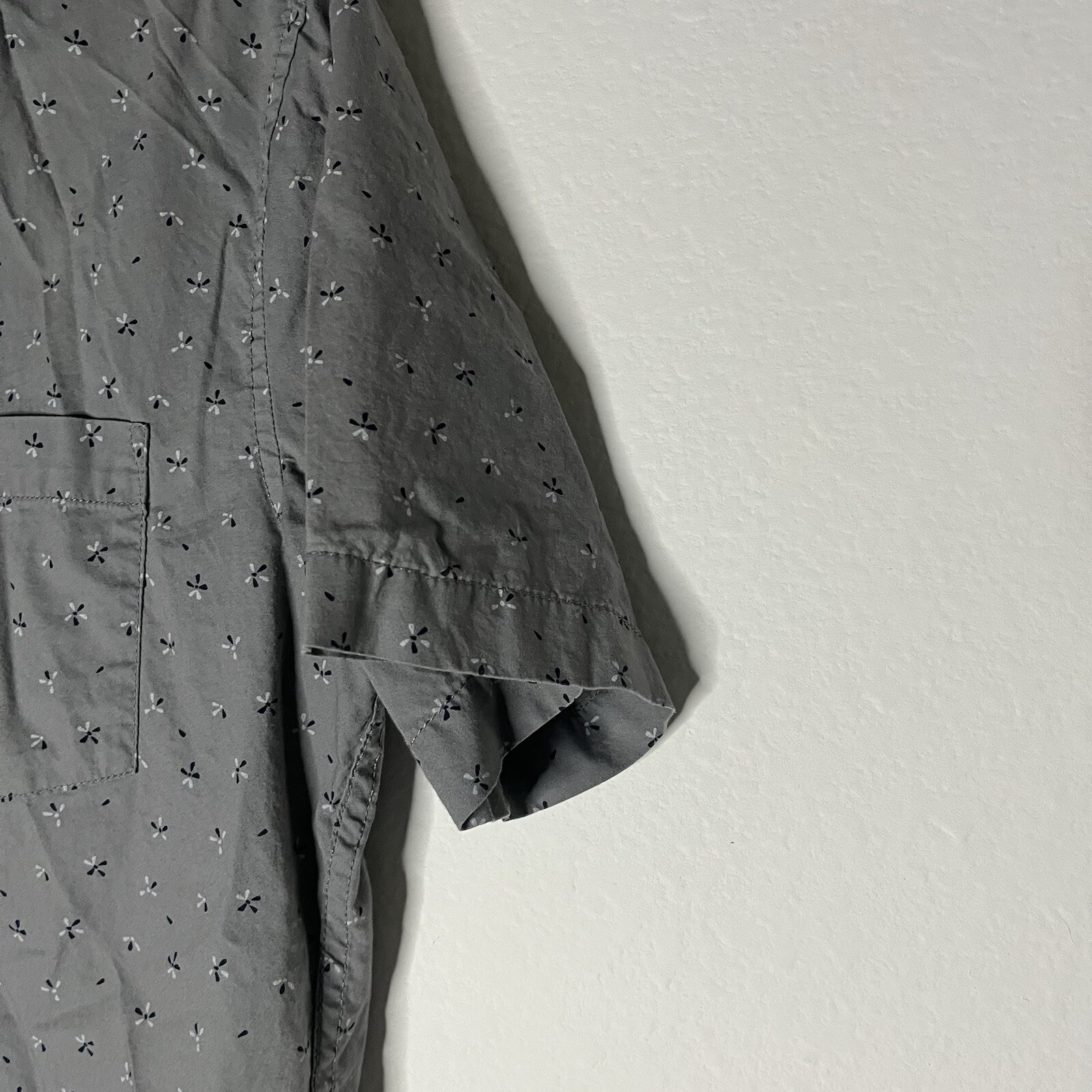 Goodfellow Floral Pattern Slim Button Down Shirt … - image 5