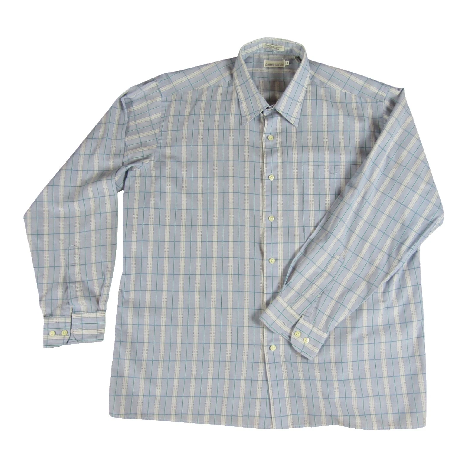 Pierre Cardin Cotton Blend Solid Dress Shirts for Men