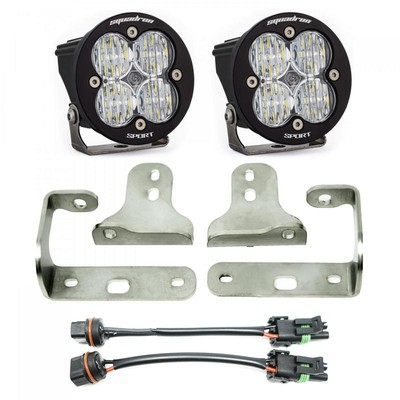 Baja Designs Squadron Sport Fog Pocket Kit Fits 2018 Wrangler JL 447066