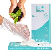 Plantbased Compostable Ecofriendly Gloves For Food Prep  Cleaning