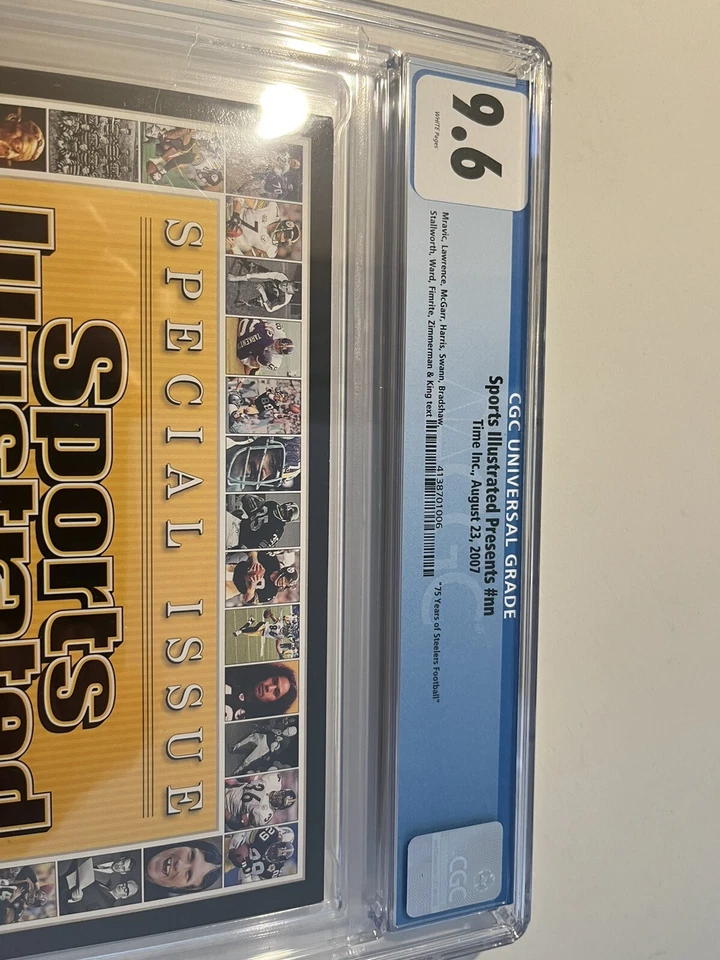 CGC 9.6 Sports Illustrated 75 Years of Steelers August 23, 2007 - Image 2 of 4