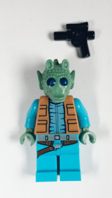 LEGO Greedo Minifigure Star Wars Bounty Hunter from set 75052 Mos Eisley Cantina