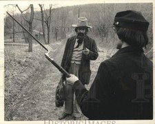 1976 Press Photo Actor Rip Torn and co star in "Songs of Myself" - lrx75510