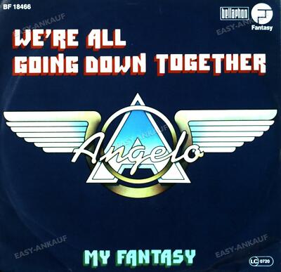 Angelo - We're All Going Down Together 7in 1976 (VG+/VG+) '