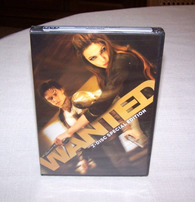 Wanted 2-Disc Special Edition (2008, DVD, Widescreen) Morgan Freeman New Sealed
