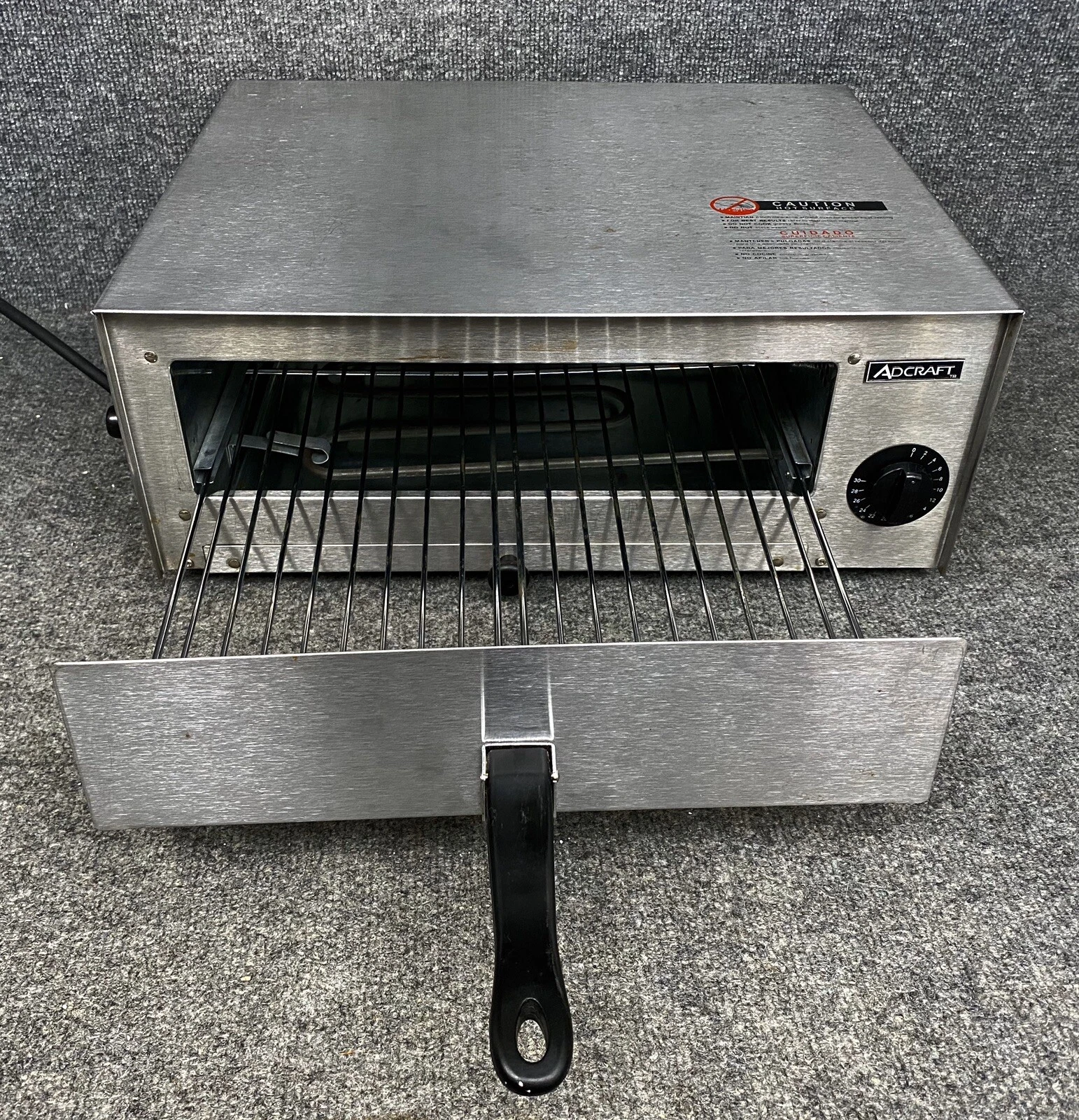 Adcraft CK-2 Snack Oven Countertop Electric Stainless Steel In EUC
Opens in a new window or tab