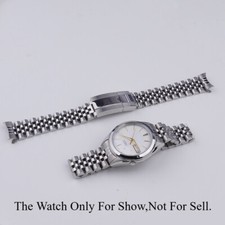 For Seiko 5 SNKL41 43 45 47 Silver Hollow End 18mm Jubilee Watchband Bracelet