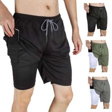 Men's Gym Training Shorts Workout Sports Casual Clothing Fitness Running Short