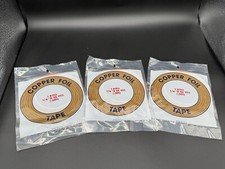 1/4" EDCO 1.0 mil Copper Foil Tape - 3 rolls