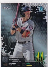 2019 Bowman Chrome Scouts 100 #BTP-44 Carter Kieboom Washington Nationals Insert