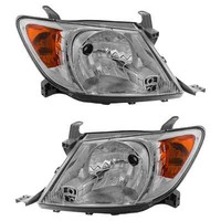 Halogen Scheinwerfer Set Links & Rechts H4 FüR Toyota Hilux VII Pick-Up