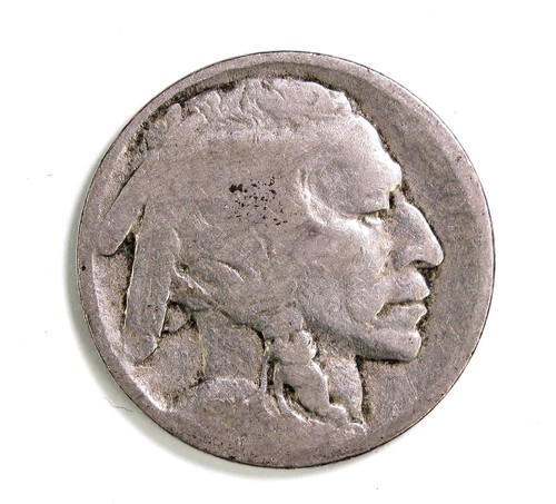 1914 s 5c buffalo nickel #111477 r