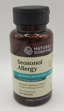 Nature's Natures Sunshine SEASONAL ALLERGY - 100 Caps - ALJ Respiratory Support