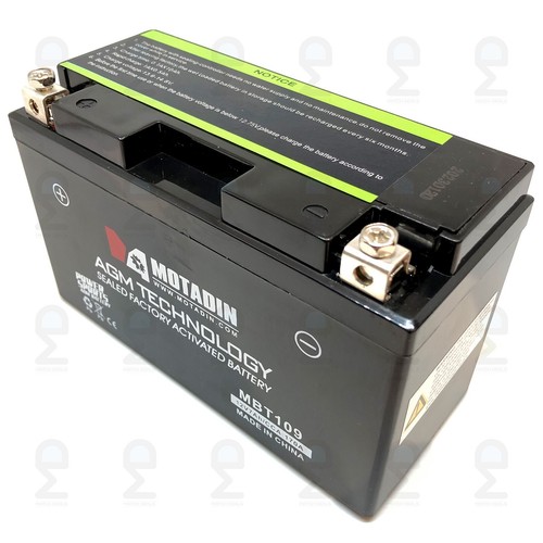 AGM BATTERY FOR YAMAHA ZUMA 125 YW125 20092021 / ZUMA 125 GQX125 2022