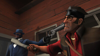 Anime Team Fortress 2 Spy Team Fortress Sniper  Gaming Mat Desk 12935