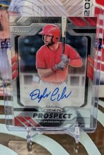 2020 Panini Prizm Dylan Carlson Prospect Signatures Silver Prizm Auto #PS-DC