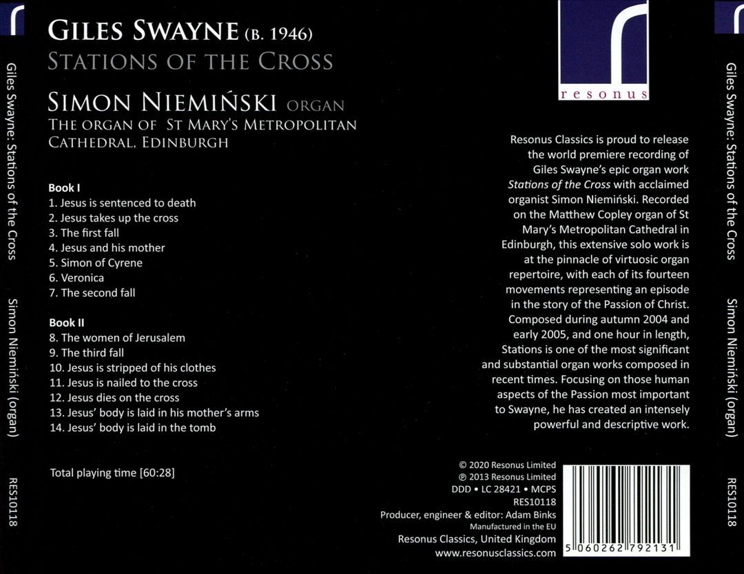 NIEMINSKI, SIMON - KREUZSTATIONEN NEUE CD