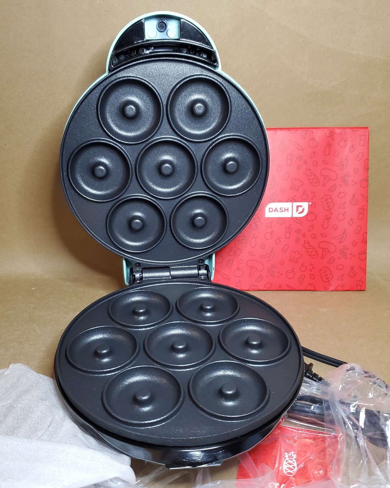 New DASH Express MINI DONUT MAKER NonStick Donut Making Machine MIB eBay