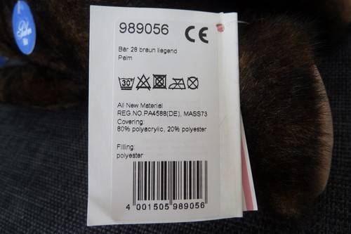 NEU Original Steiff Bär Knopf im Ohr braun 28 cm limitierte Auflage - Bild 9 von 12