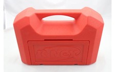 K'NEX Red Plastic Carrying Case Storage Empty Box Only 14 x 10 x 4 Fine 