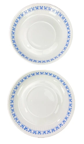 2 Figgjo Flint F/F Turi Design Norway Saucer Lotte Coupe Collection 5.75”