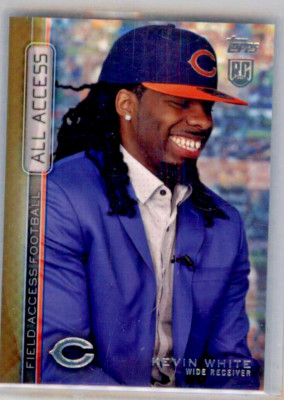 2015 Topps Field Access All Access Gold Kevin White #AAAKW 19/75 CHICAGO BEARS
