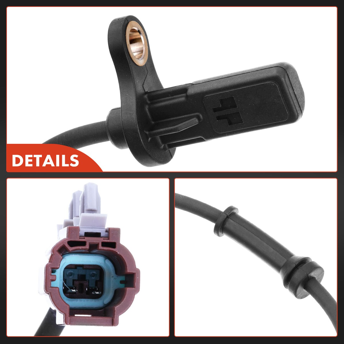 Scitoo Pair Of Front ABS Wheel Speed Sensors – Fits Nissan Frontier 1999-2004 (Left & Right)