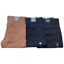 NWT Tommy Hilfiger Men's Stretch Twill Straight Fit Pants Slimmer Hip and Thing