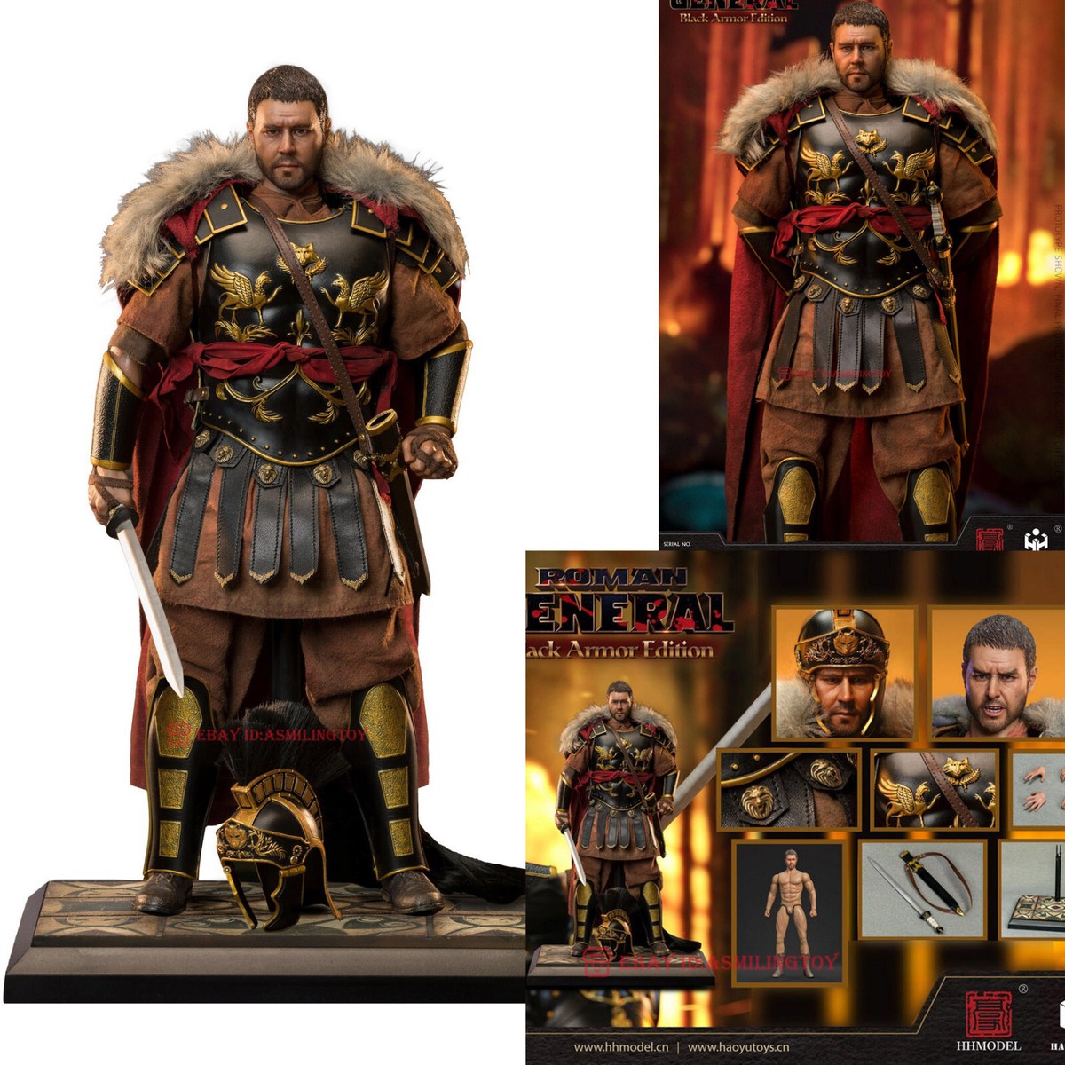 HHMODEL x HAOYUTOYS 1/6 Imperial Legion Imperial General Black