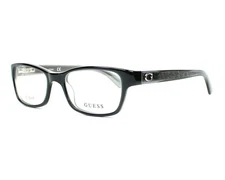GUESS GU2591 Black 001 Plastic Optical Eyeglasses Frame 50-17-135 GU 2591 RX AB