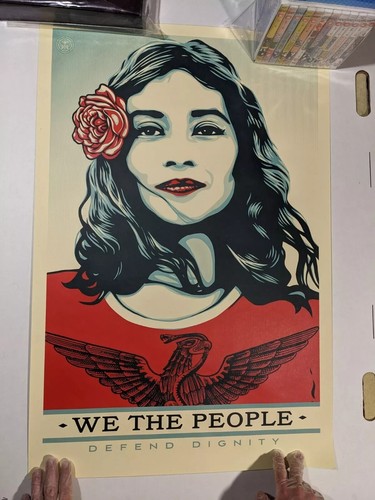 Shepard Fairey We The People Set of 3x 24x36 Art Prints Poster OBEY Giant - Picture 5 of 10