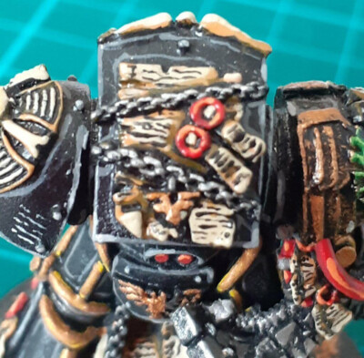 Figurine Warhammer 40K - Terminator Chapelain Custom - Ultramarines - Peinte
