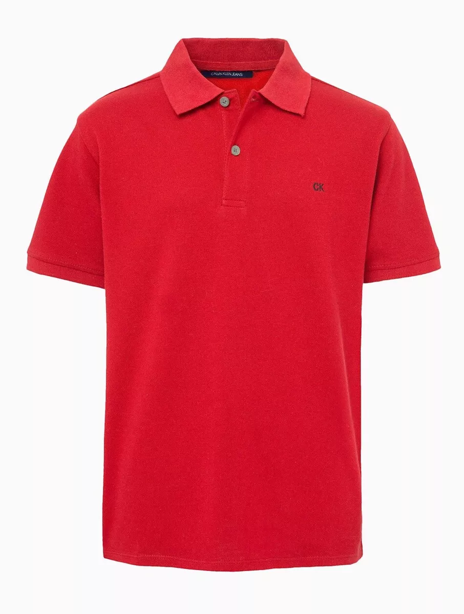 Calvin klein sales pique polo shirt