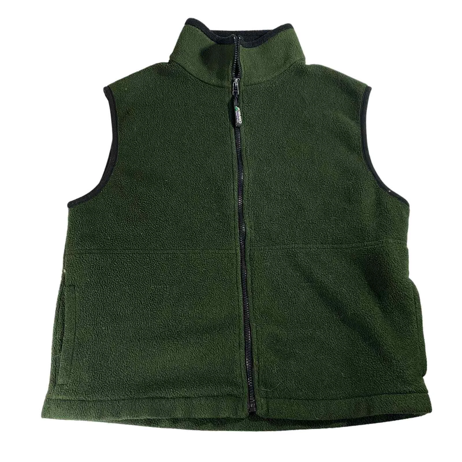 Vintage 90s Campmor Polartec Fleece Full Zip Vest Men's Medium Gorpcore