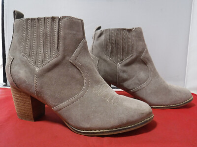 P3 Women's Franco Fortini Chesney Gray Leather Western Stacked