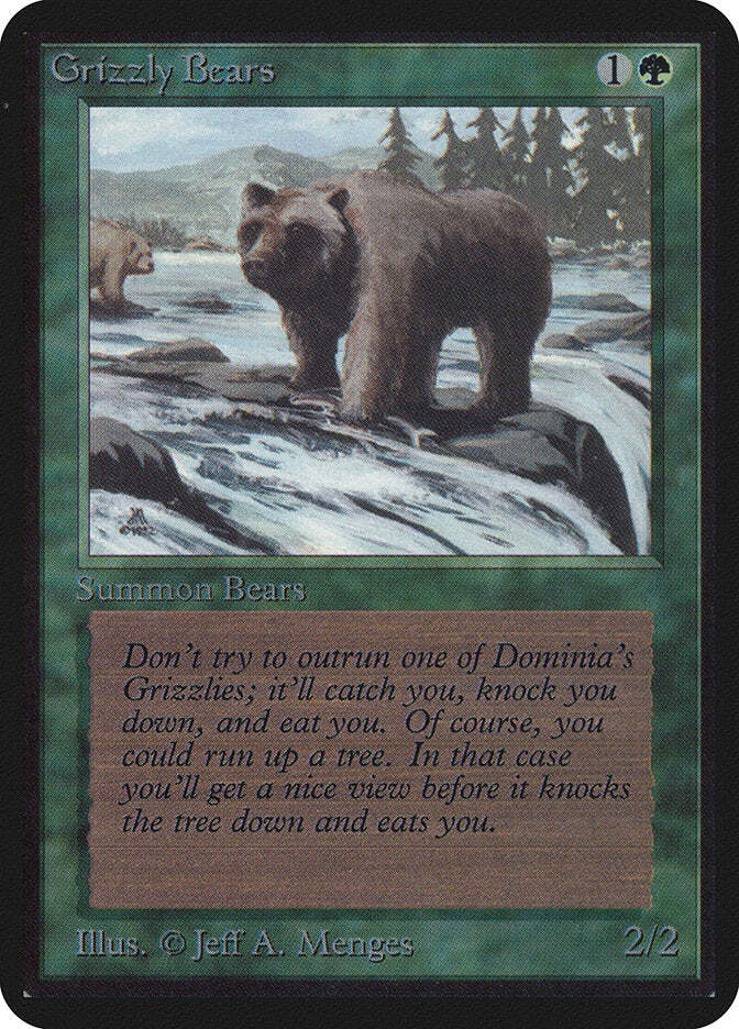 Grizzly Bears [Limited Edition Alpha] Magic MTG | eBay