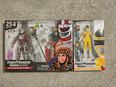 Power Rangers Lighting Collection Lord Zedd Rita 25th Yellow In Space