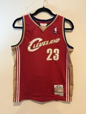LeBron James 23 Jersey Cleveland 03-04 Mitche...