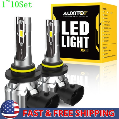 #ad HB3 9005 LED Headlight Bright Super Bulb White 20000LM High Low Beam 1 10Set $184.99