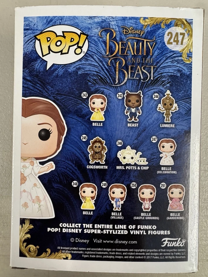 Bella (Celebración) 247 ~ Disney: La Bella y la Bestia (2017) ~ Vinilo Funko Pop Foto 3 de 4