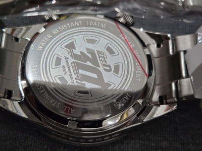 Initial D Takumi Fujiwara AE86 30th Solar Chronograph Watch NEW